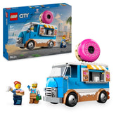LEGO City Donut Truck Playset Vendor Vehicle Building Kit For Ages 5+